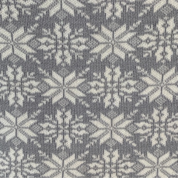 Meister Portia Ski Snowflake Sweater Gray Pearl White - Picture 12 of 16